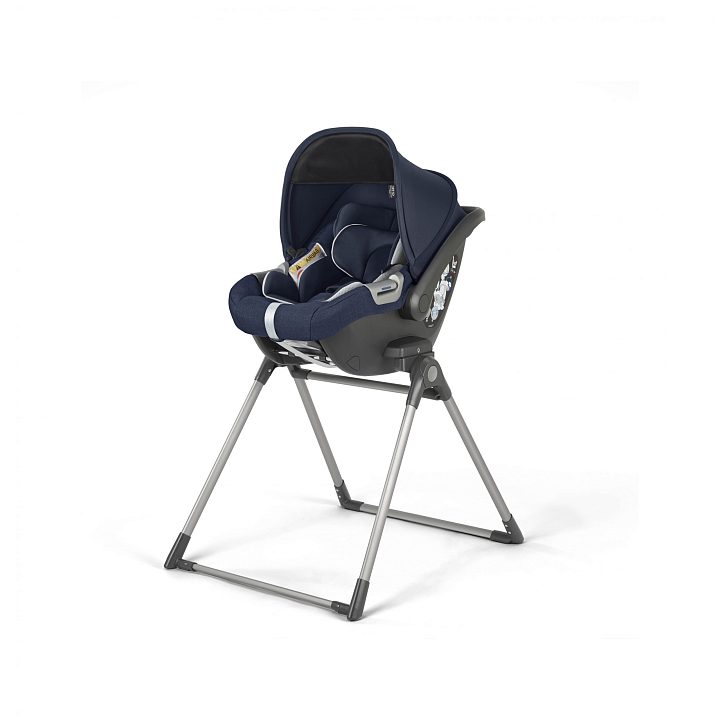 Детская коляска Inglesina Aptica System Quattro 4 в 1 на шасси Aptica Graphite Blue Navy — как выглядит в жизни