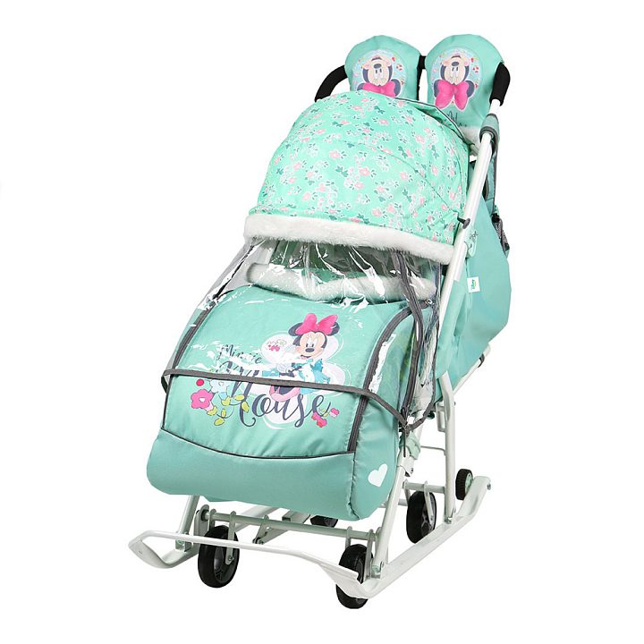 Санки-коляска Nika Disney Baby 2 — как выглядит в жизни