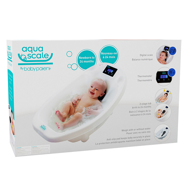 Детская ванночка Baby Patent с электронными весами и термометром Aqua Scale фото 9