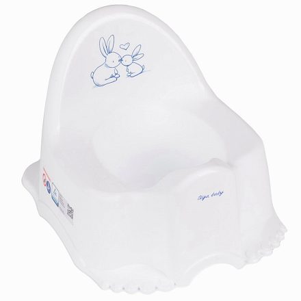 Нескользящий детский горшок Tega Baby Кролики (Little Bunny)