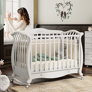 Детская кроватка Baby Italia Andrea VIP LUX, полозья/ящик