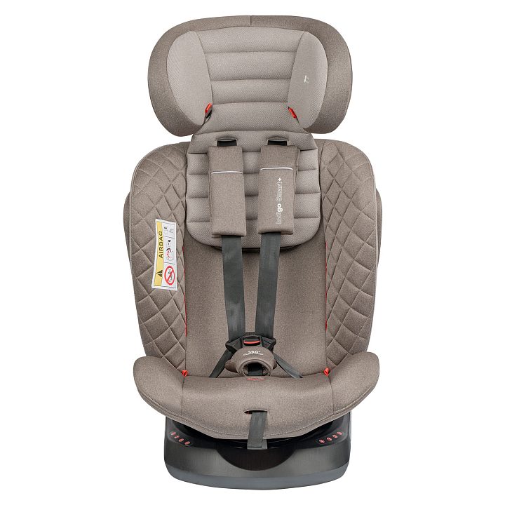 Детское автокресло Indigo Smart+ Isofix, капюшон, подножка — как выглядит в жизни