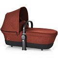 Коляска-люлька для новорожденного Cybex Priam Lux, шасси Trekking Matt Black (Autumn Gold
						
					) — Фото