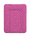 Мягкий пеленальный матрац Ceba Baby на комод 70 x 50 см (W-143-066-132 Stars dark pink ) — Фото