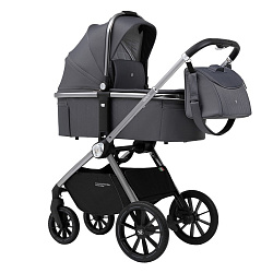 Детская коляска Sweet Baby Verde 3 в 1 на серебряной раме