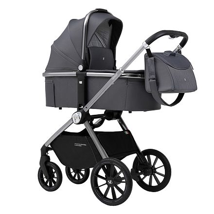 Детская коляска Sweet Baby Verde 3 в 1 на серебряной раме
