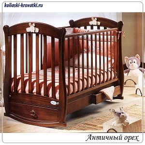 Детская кроватка Baby Italia Rosa VIP, полозья