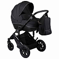 Детская коляска Indigo Coin 3 в 1 (Черный
						
					) — Фото