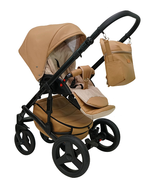 Детская коляска Ray Ultra Ecco 2 в 1, 100% эко-кожа фото 16