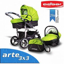 Детская коляска Adbor Arte 3x3 2 в 1