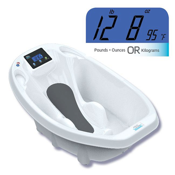 Детская ванночка Baby Patent с электронными весами и термометром Aqua Scale фото 2