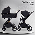 Детская коляска Sweet Baby Stella Plus 2 в 1 (Black
						
					) — Фото