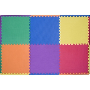 Игровой коврик-пазл Funkids 24" Симпл-24 KB-203-6, 6 плит