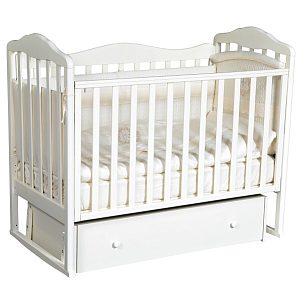 Детская кроватка ByTwinz Milania 1, универсальный маятник/ящик