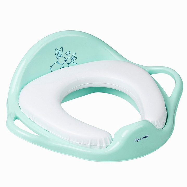 Нескользящий детский горшок Tega Baby Кролики (Little Bunny) — как выглядит в жизни