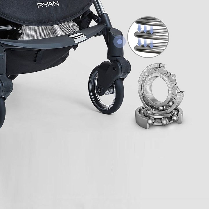 Детская прогулочная коляска Ryan Prime Lite Max Auto Folding — как выглядит в жизни