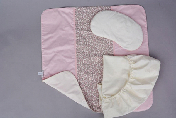 Комплект постели в кроватку Chepe for Nuovita Provenza Francese Rosa Французский Прованс, 6 предметов фото 3