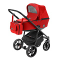 Детская коляска BeBe-Mobile Gusto Deluxe 3 в 1, эко-кожа (GU116 (красная эко-кожа)
						
					) — Фото
