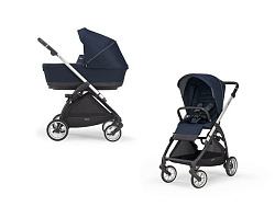 Детская коляска Inglesina Electa System Duo 2 в 1 на шасси Electa Silver Black