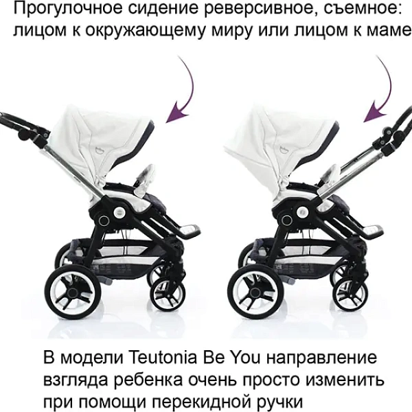 Детская коляска Teutonia BeYou V3 Heritage Edition 2 в 1 фото 6