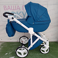 Детская коляска Adamex Luciano Deluxe 2 в 1, эко-кожа (79s
						
					) — Фото