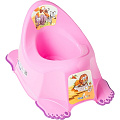 Нескользящий детский горшок Tega Baby Сафари (Pink - Розовый) — Фото