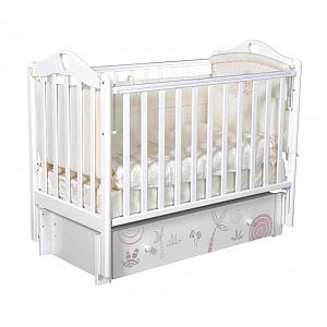 Детская кроватка ByTwinz Estelle Сафари, универсальный маятник/ящик