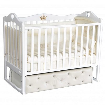 Детская кроватка Oliver Domenica Premium, универсальный маятник/ящик