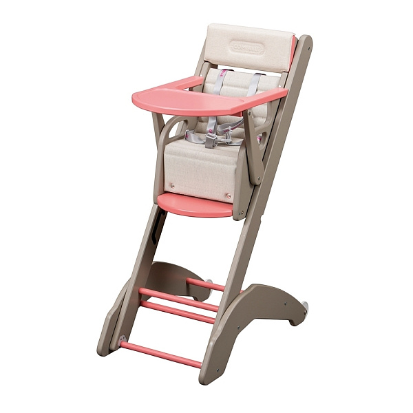 Подвесной стульчик для кормления Floopsi, цвет gray. Складной стул для кормления ребенка.
