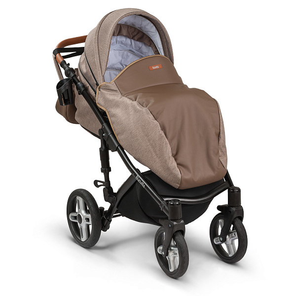Детская коляска Nuovita Carro Sport 2 в 1, ткань+эко-кожа фото 11
