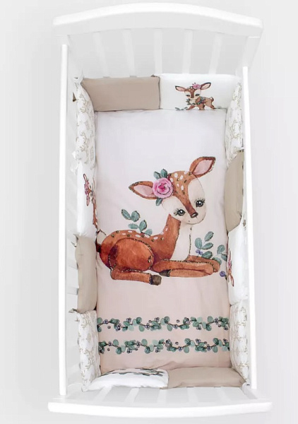 Комплект постельного белья Топотушки Крошка Олененок,6 предметов фото 4