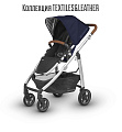 Детская прогулочная коляска UPPAbaby Cruz (Taylor (Indigo) синяя
						
					) — Фото