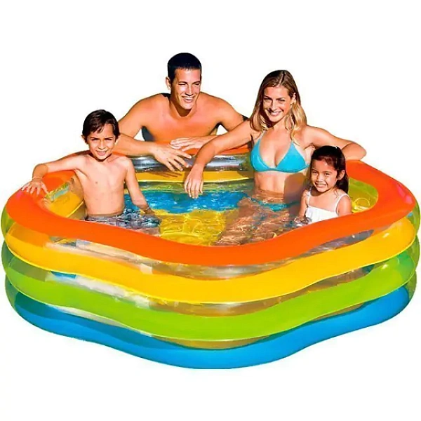 Надувной бассейн Intex Интекс Звезда Радуга с56495 фото 1
