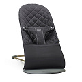 Детское кресло-шезлонг BabyBjorn Bliss Cotton art. 0060 (16/Черный
						
					) — Фото