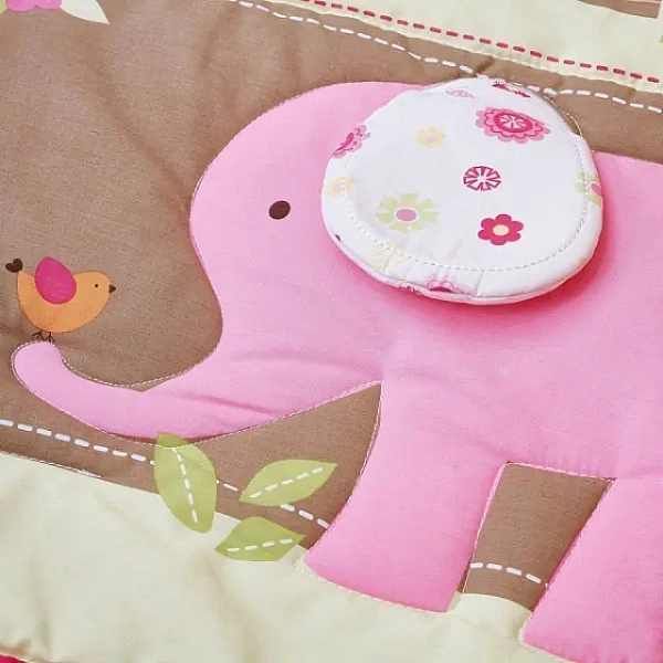 Комплект в кроватку Giovanni Shapito Pink Zoo Джованни Шапито Пинк Зу, 7 предметов фото 7