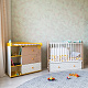 Детская кроватка Topolgroup Polini Disney 750 Винни и его друзья, поперечный маятник + ящик фото 6