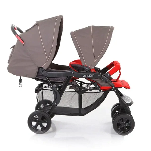 Детская прогулочная коляска для двойни Baby Care Tandem фото 2