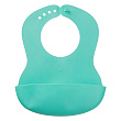 Нагрудник пластиковый детский Happy Baby Baby Plastik Bib (16000) - Фото