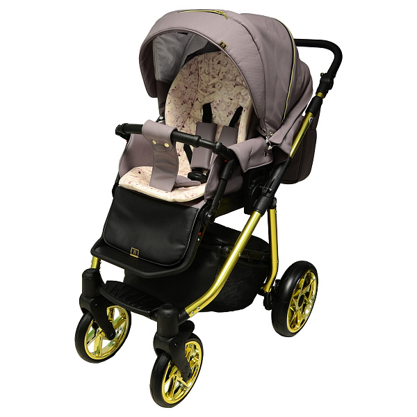 Детская коляска BeBe-Mobile Gusto Special Edition Deluxe 3 в 1, эко-кожа фото 3
