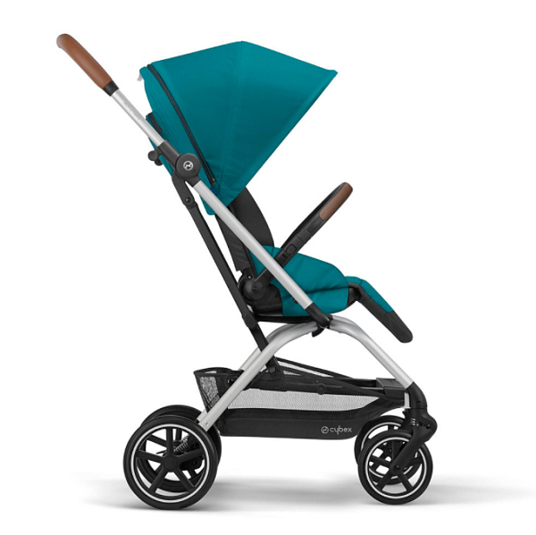 Детская прогулочная коляска Cybex Eezy S Twist+ 2 на серебряной раме фото 2