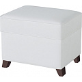 Пуфик с ящиком Micuna Foot Rest (Honeycomb White / Ножки Chocolate) — Фото