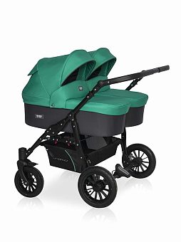 Детская коляска для двойни Riko Basic Saxo 2 в 1