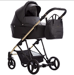 Детская коляска Bebetto Yoddi Premium Class PC 2 в 1 на золотой раме