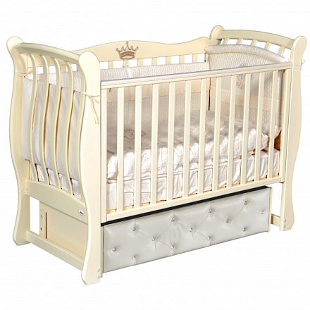 Детская кроватка Oliver Viana Elegance Premium, универсальный маятник/ящик