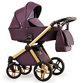 Детская коляска Lonex Emotion XT Eco 2 в 1 (Purple Gold
						
					) — Фото