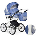 Детская коляска Indigo 17 S Plus 2 в 1, эко-кожа, колеса 14'' (10Special
						
					) — Фото