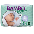 Подгузники для новорожденных Bambo Nature (Newborn 2-4 кг (28 шт)) — Фото