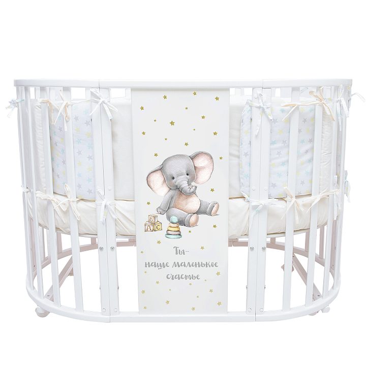 Детская кроватка-трансформер Indigo Baby Sleep 7 в 1 — как выглядит в жизни