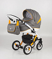 Детская коляска Bebe-Mobile Mario Rainbow Collection 2 в 1 (Yellow
						
					) — Фото