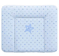 Матрац пеленальный Ceba Baby Себа Беби 70*85 см мягкий на комод (Stars blue W-134-066-160
						
					) — Фото